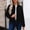 *Black, variant on ClodeEU Women Cropped Plush Jacket,Long Sleeve Faux Fuzzy Zip Up Jacket Coat With Pockets Army Green,Womens Plus XXL