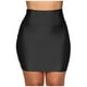 thumbnail image 1 of Minifalda Prolriy de moda para mujer, elástica, ajustada, de cintura alta, corta y ajustada, color negro, talla L, 1 of 8