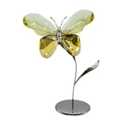 Swarovski Crystal: 861934 Almina Butterfly - Jonquil | No Box | Faceted Crystal