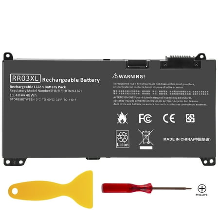 48Wh RR03XL HSTNN-Q02C Battery for HP ProBook 430 440 450 455 470 G4 851477-421 851477-541 851477-831 HSTNN-UB7C 851610-850 HSTNN-LB7I 11.4V