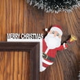 thumbnail image 2 of Decoración del marco de la puerta de Navidad Decoración del ornamento de madera de Papá Noel, 2 of 4