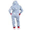 thumbnail image 3 of Combinaison à Capuche pour Femmes, Pantalon Long de Noël, Justaucorps à Manches Longues, Pyjama, Tenue d'Intérieur, 3 of 3