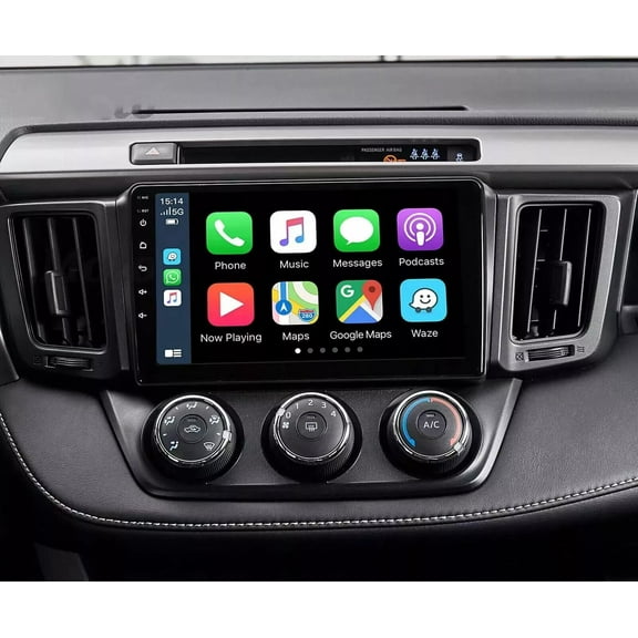 For Toyota RAV4 2013-2018 10"QLED Car Stereo Radio Android Apple Carplay GPS BT