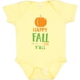 thumbnail image 3 of Inktastic Happy Fall Y'all, Pumpkin, Arrow - Orange Green Boys or Girls Baby Bodysuit, 3 of 5