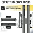 thumbnail image 7 of Rome Tech for BLU View 2 Belt Clip Holster Phone Case with Kickstand - Camo Deer, 7 of 7