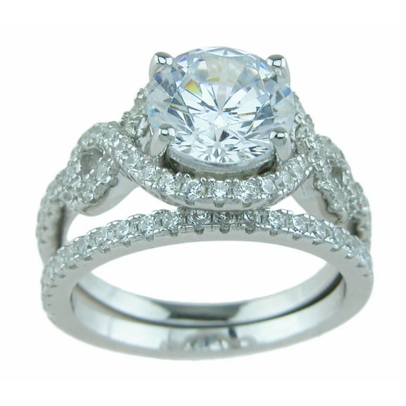 2.25 TCW 925 sterling silver antique style engagement rings for women