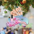 thumbnail image 3 of kiskick Portable Christmas Cosmetics Pendant - Hanging Lipstick, Makeup Palette, and Nail Polish to Create a Colorful and Festive Atmosphere, Perfect Flat Ornament Gift, 3 of 8