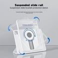 thumbnail image 1 of Adecuado para Apple iPad 10, funda protectora pro 12,9, soporte plegable para tableta, anticaída, riel deslizante con suspensión magnética de 9 pulgadas, 1 of 4