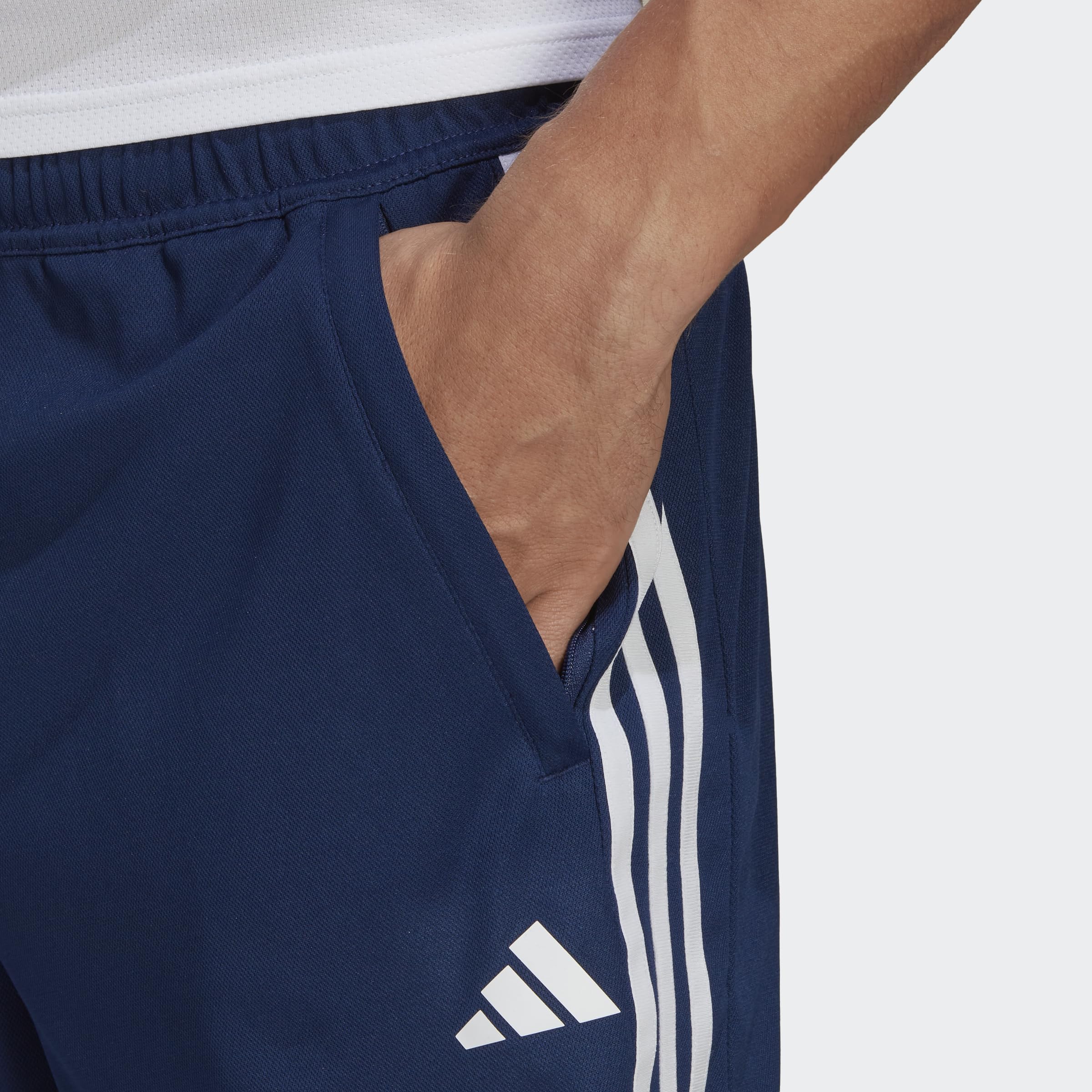 Adidas Men's Train Essentials Pique 3-Stripes Training Shorts photo 5