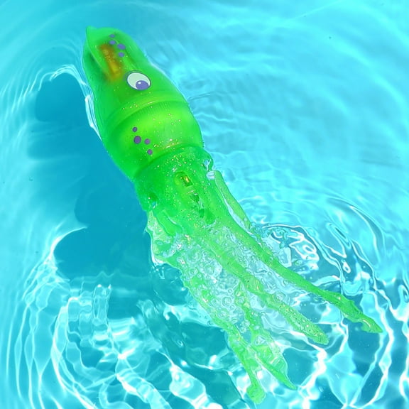 Bathtime Swimming Fish Toy with LED Lights Water Play for Kids Bath & Pool Floating Toy Interactive Bathing Accessories