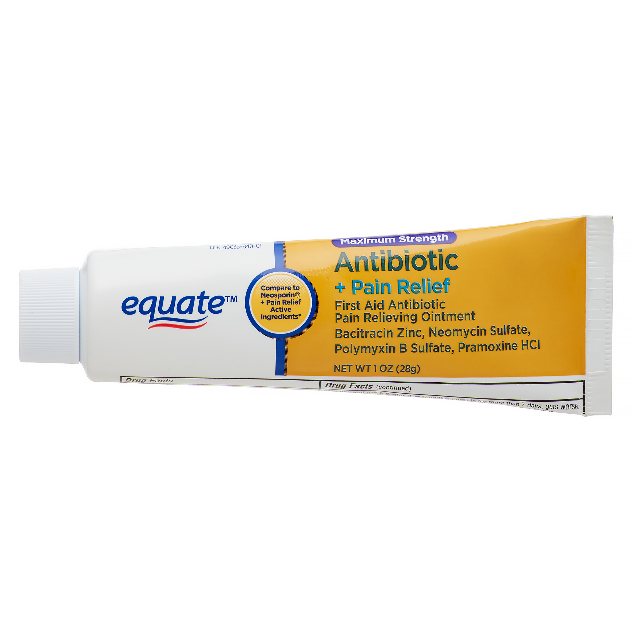 Equate Maximum Strength Antibiotic Cream + Pain Relief, 0.5 oz - image 5 of 9