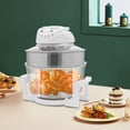 thumbnail image 3 of 17L / 17.96Qt Air Fryer, 1200W-1400W, 360° Viewable Glass Air Fryer with Expansion Ring for Home Kitchens 110V-120V, 3 of 9