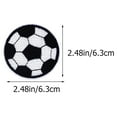 thumbnail image 2 of Phlegsive 10pcs Compact Soccer Ball Patches Replaceable Hat Patches Wear-resistant Clothes Patches, 2 of 5