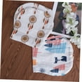 thumbnail image 4 of WRITWAA 2-Pack Newborn Burp Cloths with Contoured Design, Assorted Colors for Baby Care and Outdoor Use by Caregivers, 4 of 6