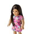 thumbnail image 2 of American Girl Truly Me 18-inch Doll #124 with Brown Eyes, Black-Brown Hair, Lt-to-Med Skin, T-shirt Dress, For Ages 6+, Floral, 2 of 5