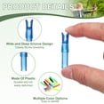 thumbnail image 3 of Uxcell Archery Arrow Nocks, Plastic Nocks Replacement Arrows Tail Accessory-Fitting For (DIY Hunting Shooting/Compound/Recurve Bow) 6.2MM/0.24" ID & 12 Pcs & Plastic & Transparent Blue, 3 of 6