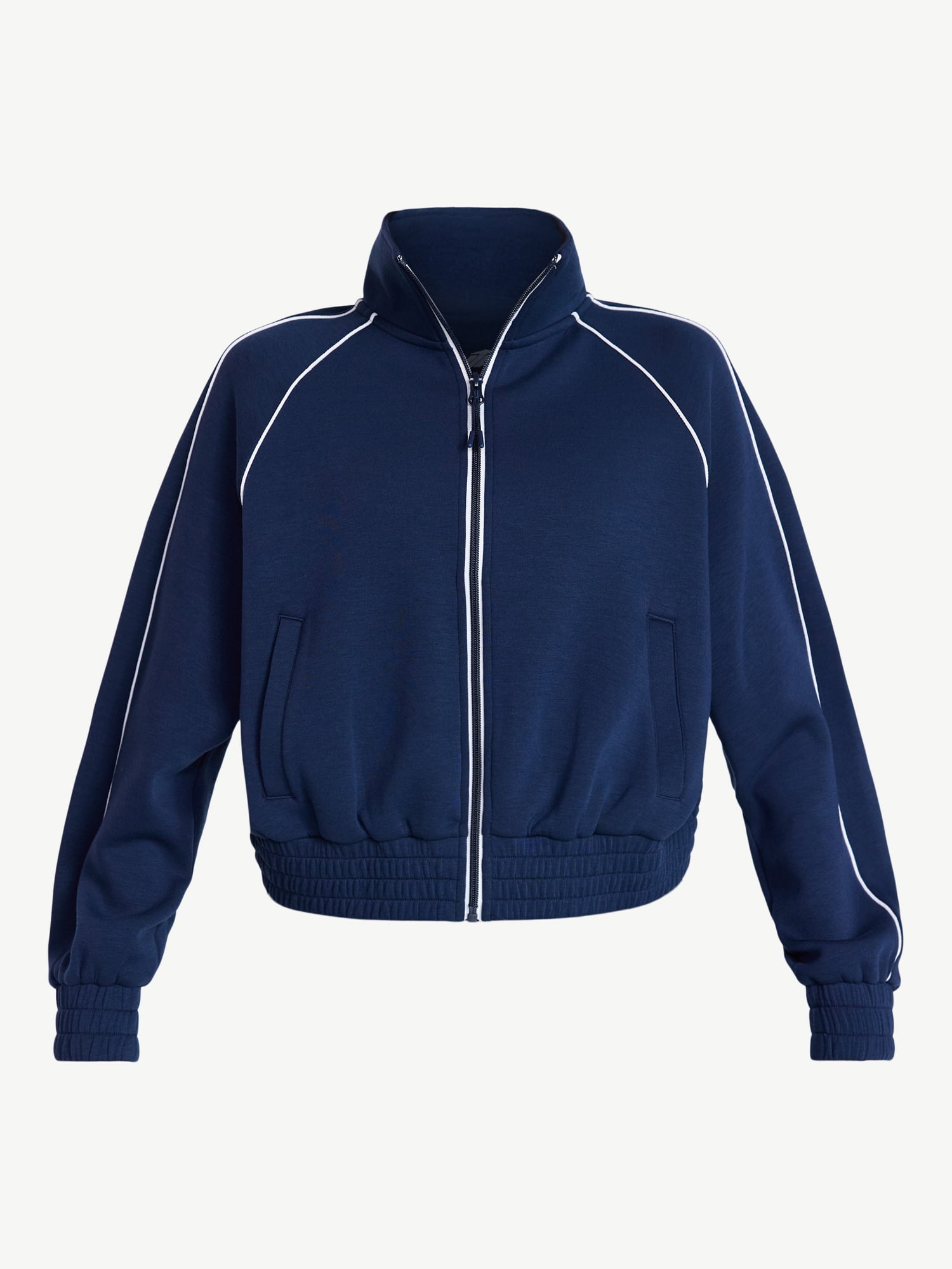 Avia Women's ScubaKnit Track Jacket, Sizes XS-XXXL