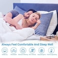 thumbnail image 4 of Quntis Cooling Pillow Cases for Hot Sleepers, Japanese Q-Max 0.45 Cooling Pillowcases, Both Sides[Cooling/Cotton], Breathable Soft Pillowcase for Hair and Skin, Set of 2-Blue (Standard (20" x 26")), 4 of 7