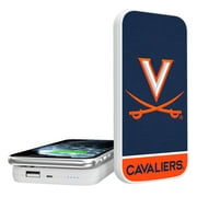 Virginia Cavaliers Endzone Solid Design Wireless 5000mAh Powerbank