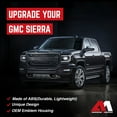 thumbnail image 3 of AMERICAN MODIFIED Grille d'Armure pour 2016 à 2018 GMC Sierra 1500, Noir Mat, 3 of 11