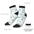 thumbnail image 6 of Pofeuu Leaf Print Green Print 30cm Socks, Adult Running Hiking Socks for Youth and Adult, 6 of 7