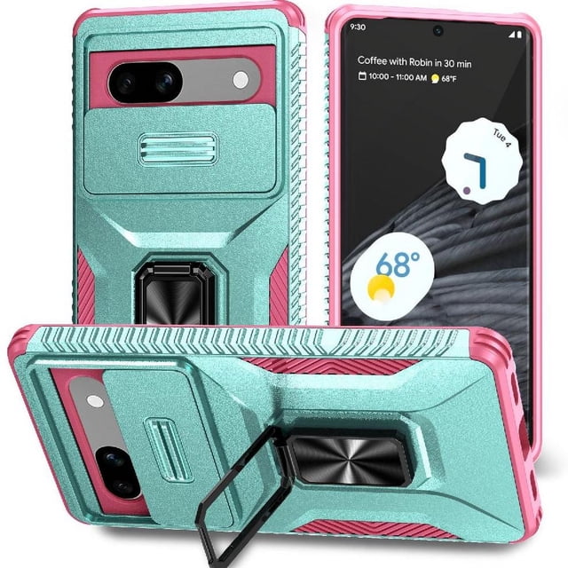 Case for GANGXUN Google Pixel 7A -Dual Protection, Holder, Magnetic Function for Car