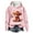 Pink, variant on Womens Christmas Hoodies Y2k Highland Cattle Print Long Sleeve Hooded Sweatshirts Xmas Holiday 2025 Pullover Casual Sweaters Winter Clothes