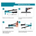 thumbnail image 3 of Rivet Gun Kit, 80PCs Metal Rivets, 4 Drill Bits, Heavy Duty Hand Riveter, Pop Rivet Gun Tool For Metal, Automotive ,More Helpful and Safe, 3 of 7