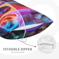 thumbnail image 3 of Fotbe cute dogs of different breeds Pattern Pillow Cases - Envelope Closure - Luxury, Extra Soft, Cooling Pillow Covers - Wrinkle, Fade, Stain Resistant-16"x24", 3 of 6