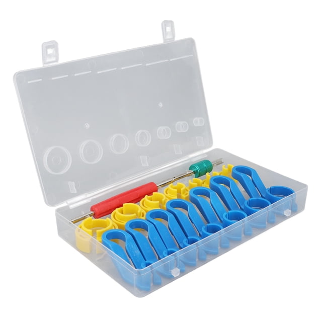 Master Quick Disconnect Tool 16PCS Car AC Fuel Line Disconnect Removal Tool Set With Storage Box Compact For Air Conditioning Pipes Heater Hose