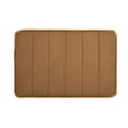 thumbnail image 1 of Memory Foam Bath Mat Soft Memory Foam Non Slip Bath Mat Toilet Floor Rug Non Slip Rubber Backing Non Slip Absorbent Super Cozy Velvet Bathroom Rug Carpet,24 x 16", 1 of 6