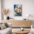 thumbnail image 5 of Framed Canvas Wall Art White Blossom Abstract Floral Print for Living Room Decoration - 24"x36" WHITE, 5 of 8