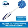 thumbnail image 6 of (4 pack) Dawn Ultra 11" Puff Glassware and Dish Cleaning Brush Wand with Sponge Head, 6 of 6