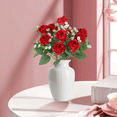 thumbnail image 2 of Gifts for Women PALIFEUR Fake Flowers Rose Artificial Flowers for Outdoor or Indoor No Fade Plastic Silk Flowers, Realistic Faux Flowers Bouquet, Mother's Day Gifts Wedding Prom Home Decorations, 2 of 7