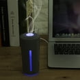 thumbnail image 3 of Humidificador purificador de aire con atomizador y USB LED para el hogar y el dormitorio, color gris, 3 of 15