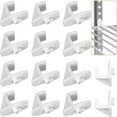 thumbnail image 2 of 14 clips de plástico para estantes de refrigerador, soporte comercial para estantes de refrigerador, 2 of 8