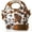 Brown White Cow, variant on Made Easy Kit Large Insulated Lunch Tote Carrier for Women Men with Front Zipper Pocket, Soft Lightweight, Travel Ready with Padded Shoulder Strap and Magnetic Clasp Handle
