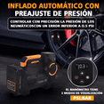 thumbnail image 3 of Compresor Inflador De Llantas Inalámbrico Portátil NEGRO NARANJA, 3 of 5