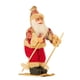 thumbnail image 3 of Muñeco de Papá Noel, Figura de trineo de Papá Noel, Adornos navideños de Papá Noel, Papá Noel Estilo G, 3 of 9