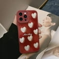 thumbnail image 2 of Compatible with iPhone 13 Pro Max Case Thin for Women Girls,Retro Love Heart Pattern with Soft Flexible TPU Case Slim Anti-Scratch Shockproof Cute Smooth Back Case for iPhone 13 Pro Max, 2 of 7