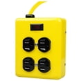 thumbnail image 1 of Coleman Cable 2177N Bloc d'Alimentation en Métal 4 Prises, 1 of 6