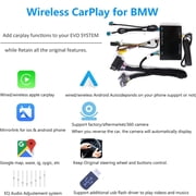 Road Top Carplay Retrofit Kit Decoder for BMW NBT EVO 1/2/3/4/5/6/7/M3/M4/M5/X1/X2/X3/X4/X5/X6 2017-2020 Year Youtube and Siri