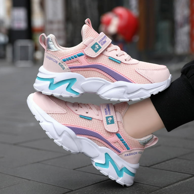 REDARER Kids Breathable Mesh Sneakers - Lightweight Lace-Up