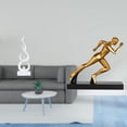 thumbnail image 2 of Figura Abstracta De Resina Con Diseño De Corredor De Fuego, Escultura Moderna, Adorno Artístico Para El Hogar, La Oficina, El Patio, La Estantería, La Mesa, La Entrada, Decoración, Regalo, 2 of 8