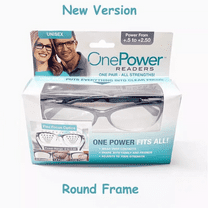 0.5-2.5 Unisex Auto Focus Presbyopi Reading Glasses One Power Readers Adjustable
