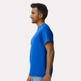 thumbnail image 4 of Gildan Heavy Cotton T-Shirt: Classic Plain Short Sleeve Tee Shirt - Comfortable Short Sleeve Tee | Bulk Tee | Royal | Pack of 6 - Size 4XL, 4 of 5