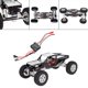 thumbnail image 4 of montaje del marco rc 1/24 RC Frame Assembly Chasis ensamblado para Axial SCX24 90081 C10 RC Crawler Car , Plata Plata Magideal montaje del marco rc, 4 of 7