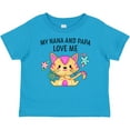 thumbnail image 3 of Inktastic My Nana and Papa Love Me with Cute Kitten and Flowers Boys or Girls Baby T-Shirt, 3 of 5