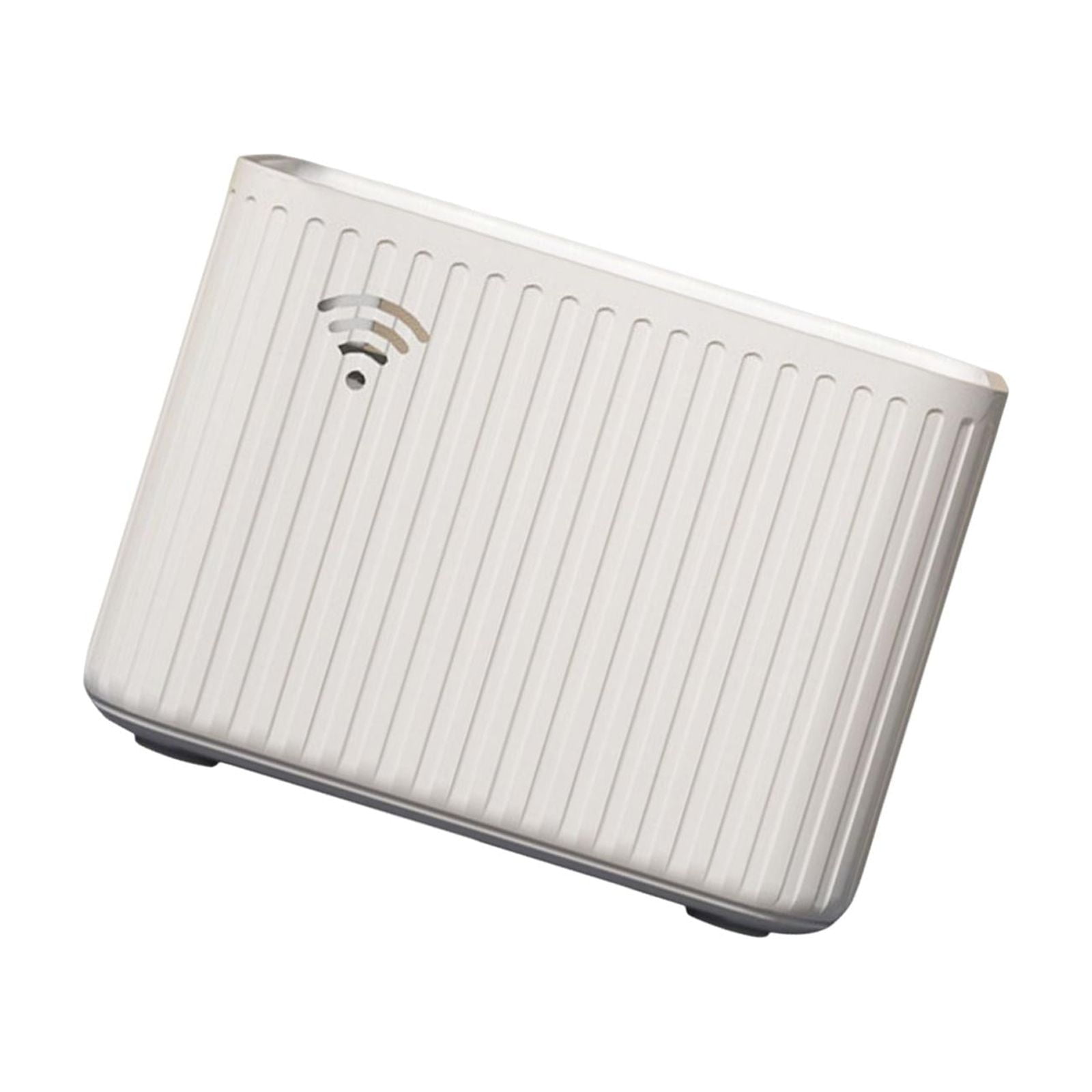Wzmzjy Desk Router Storage Case Conceal Power Strips Data Line Storage Cable Management White