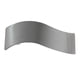thumbnail image 2 of Pinza para el pelo de metal con forma de cocodrilo y resorte con forma de pico de pato. Plata, 2 of 9